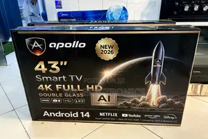 Apollo 43 Inch TV Smart TV – Android 14, AI Functionality,