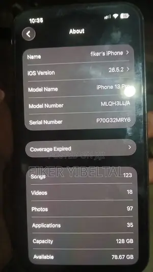 New Apple iPhone 13 Pro 128 GB Black