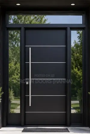 Main Gate Doors Direct From Our Factory. Made of Natural Stone Wood
