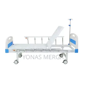 Hospital Bed for Patients鈀吉frame With a Durable Mattress Cover