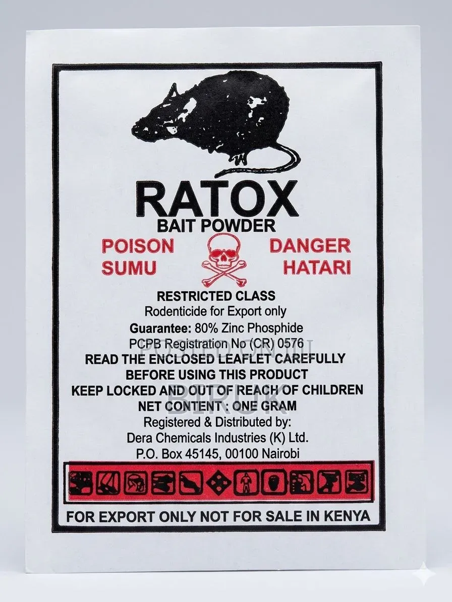 ራቶክስ (Ratox) የአይጥ መርዝ