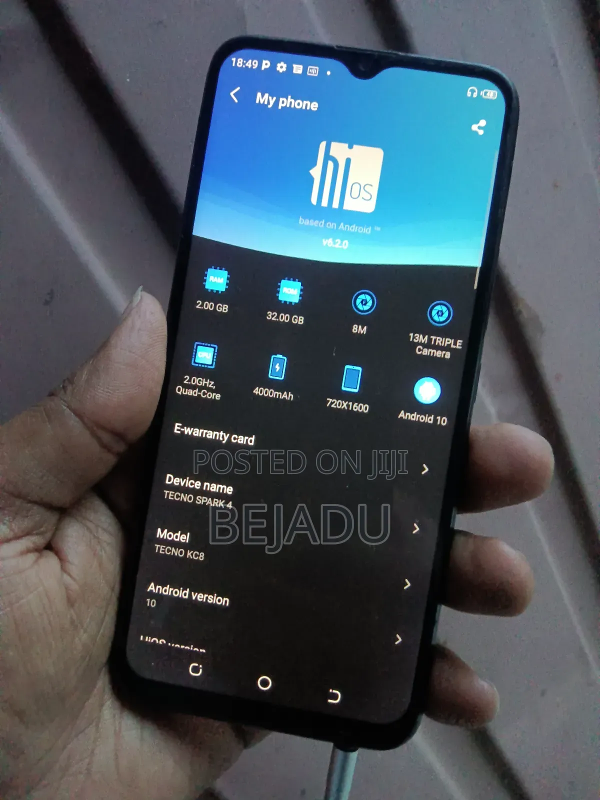 Tecno Spark 4 32 GB Black