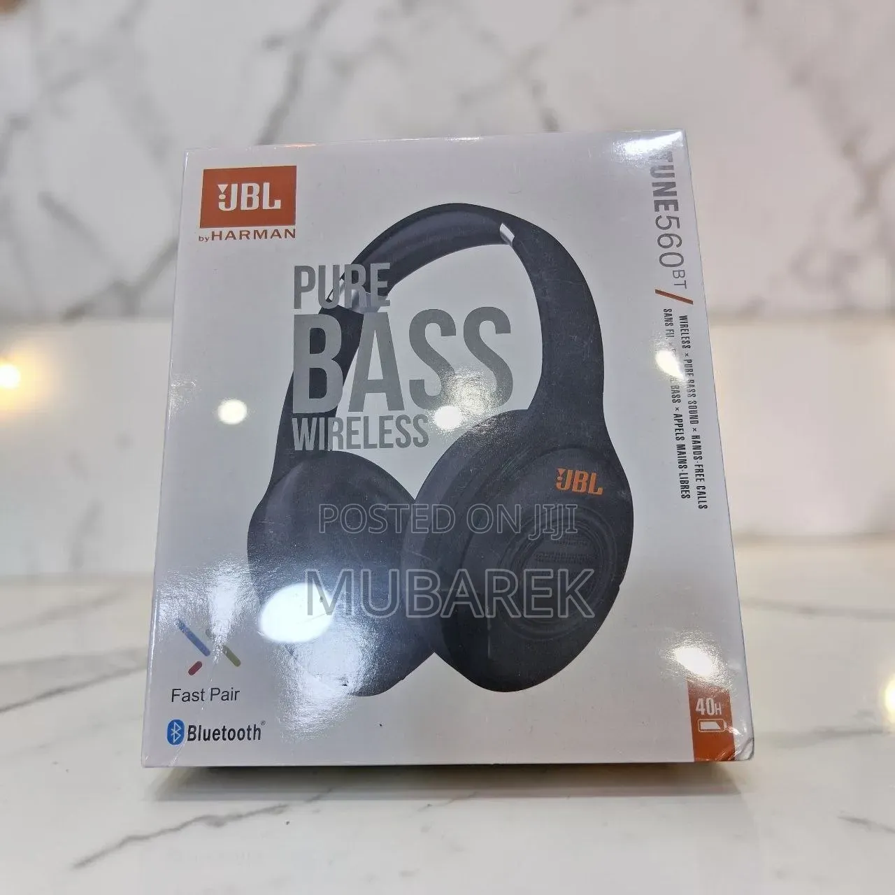 All-Day Comfort 40H Battery: JBL Tune 560BT Wireless on-Ear Headphones