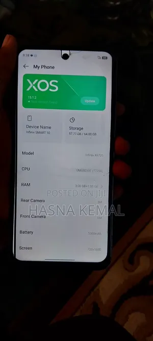 Infinix Smart 5 4G (X657C) 32 GB Blue