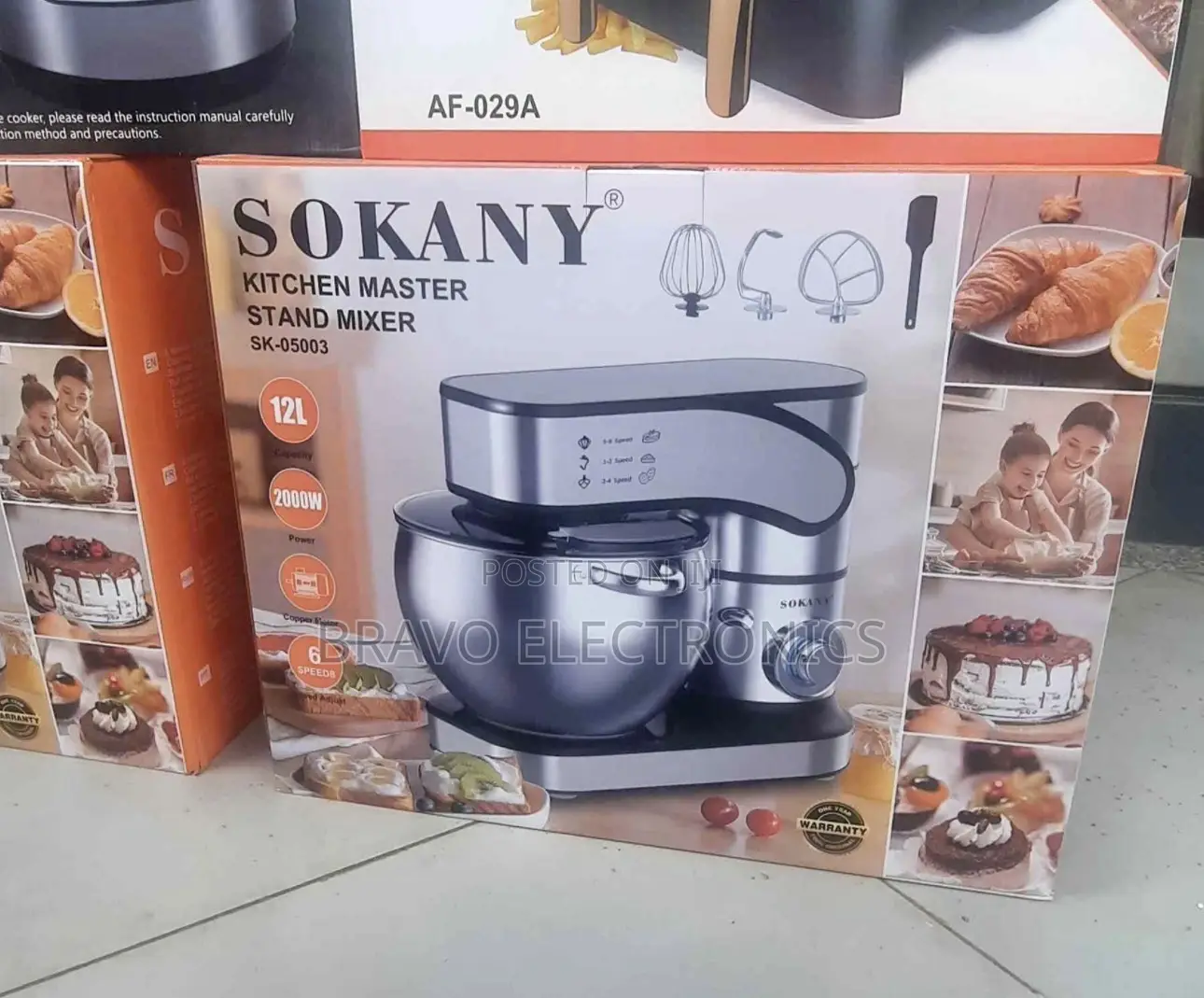 Sokany Stand Mixer 12l – 2000w Powerful Motor | Mix Like a Pro!