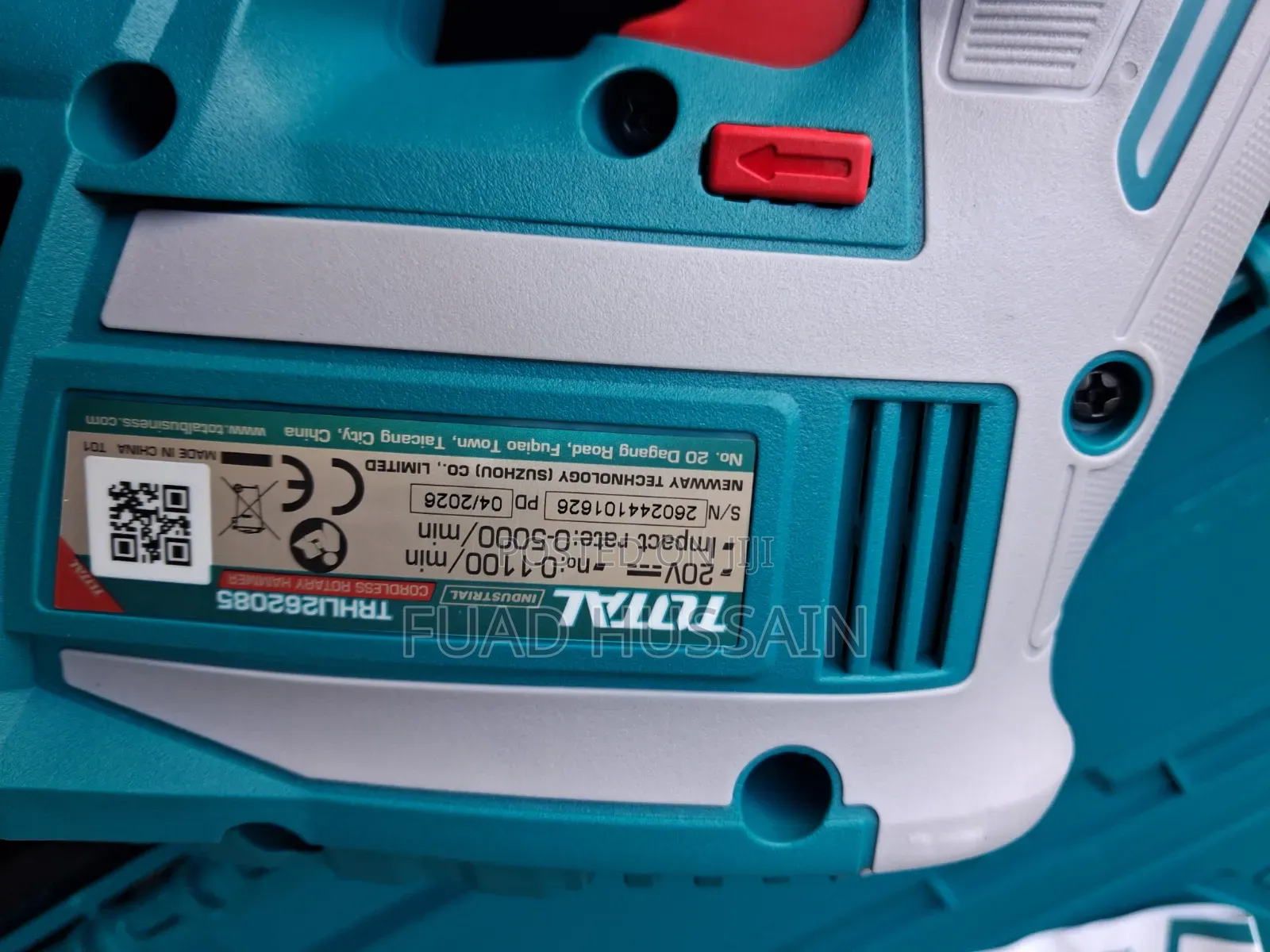 Total Cordless Rotary Hamemer Drill