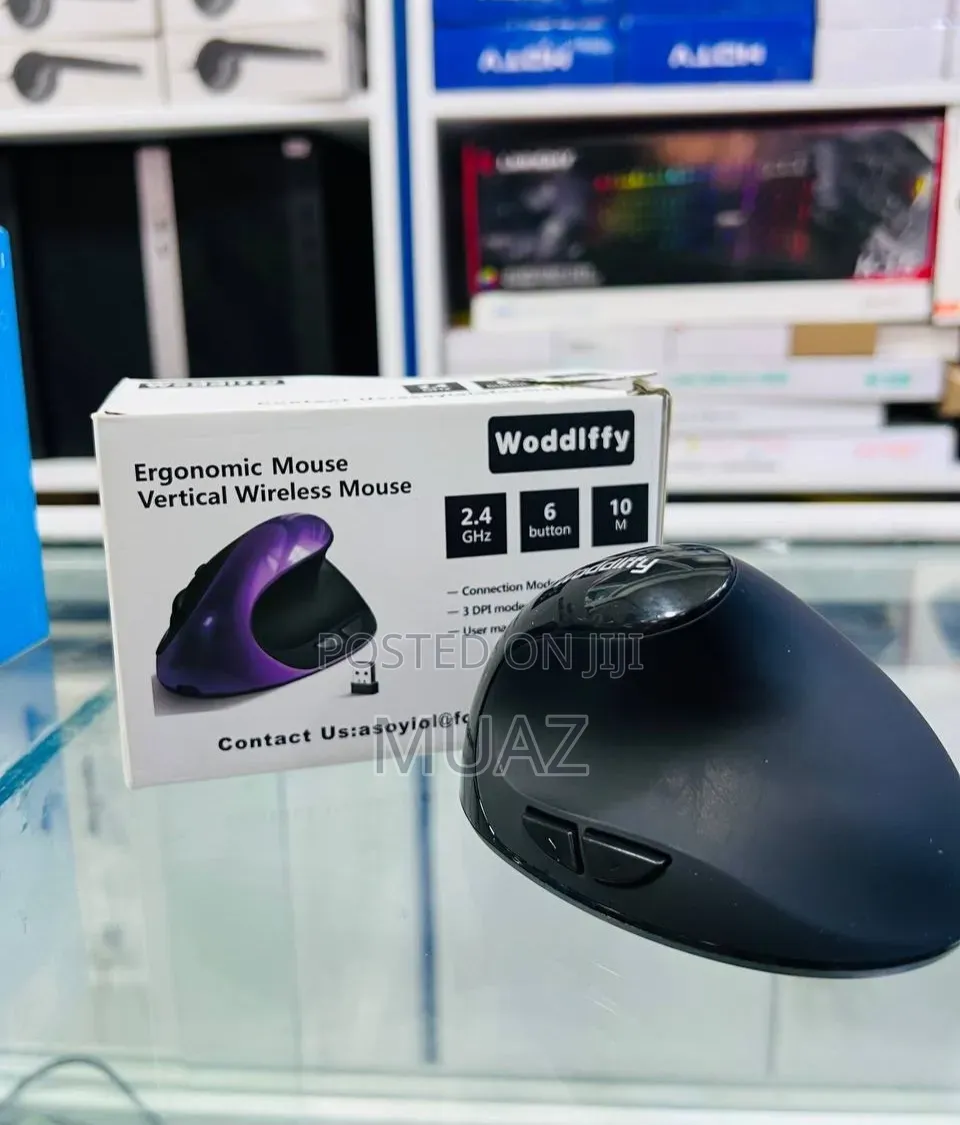 Ergonomic Vertical Wireless Mouse