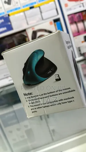 Woddlffy Ergonomic Vertical Wireless Mouse