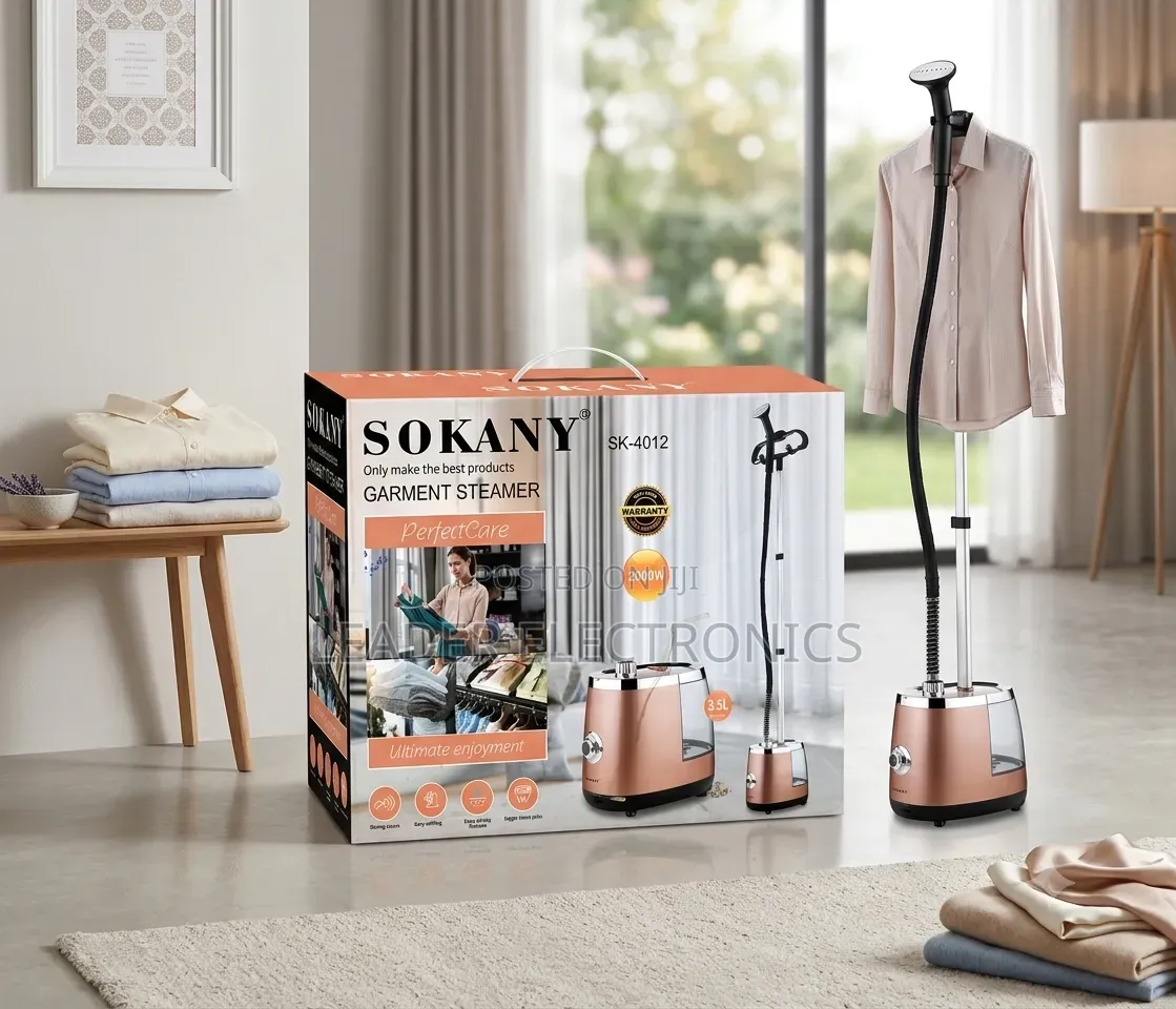 Sokany Garment Steamer 2000W 3.5 Liter – Professional Fabric Care