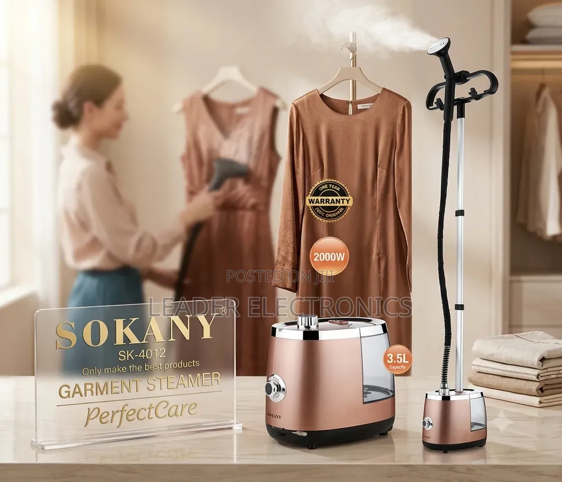 Sokany Garment Steamer 2000W 3.5 Liter – Professional Fabric Care