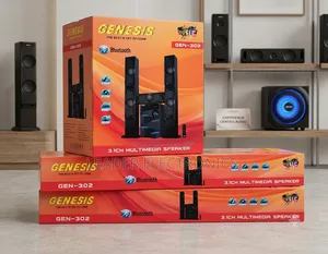 Genesis 3.1CH Multimedia Speaker System – Powerful Bass, Crystal-Clear