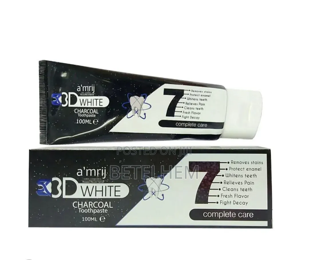 3d White Charcoal Toothpaste