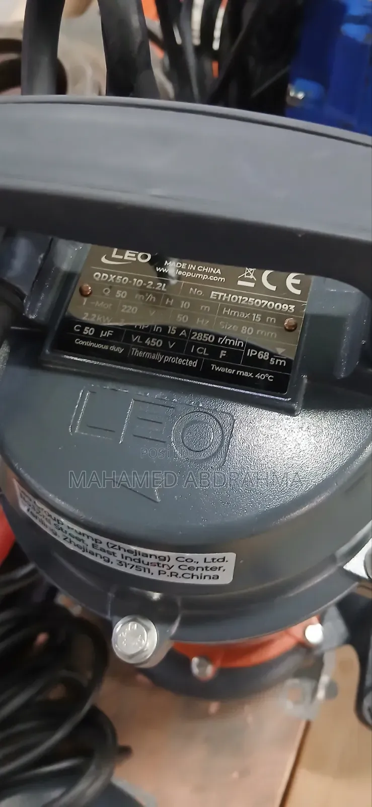 Leo3Hp Water Pump