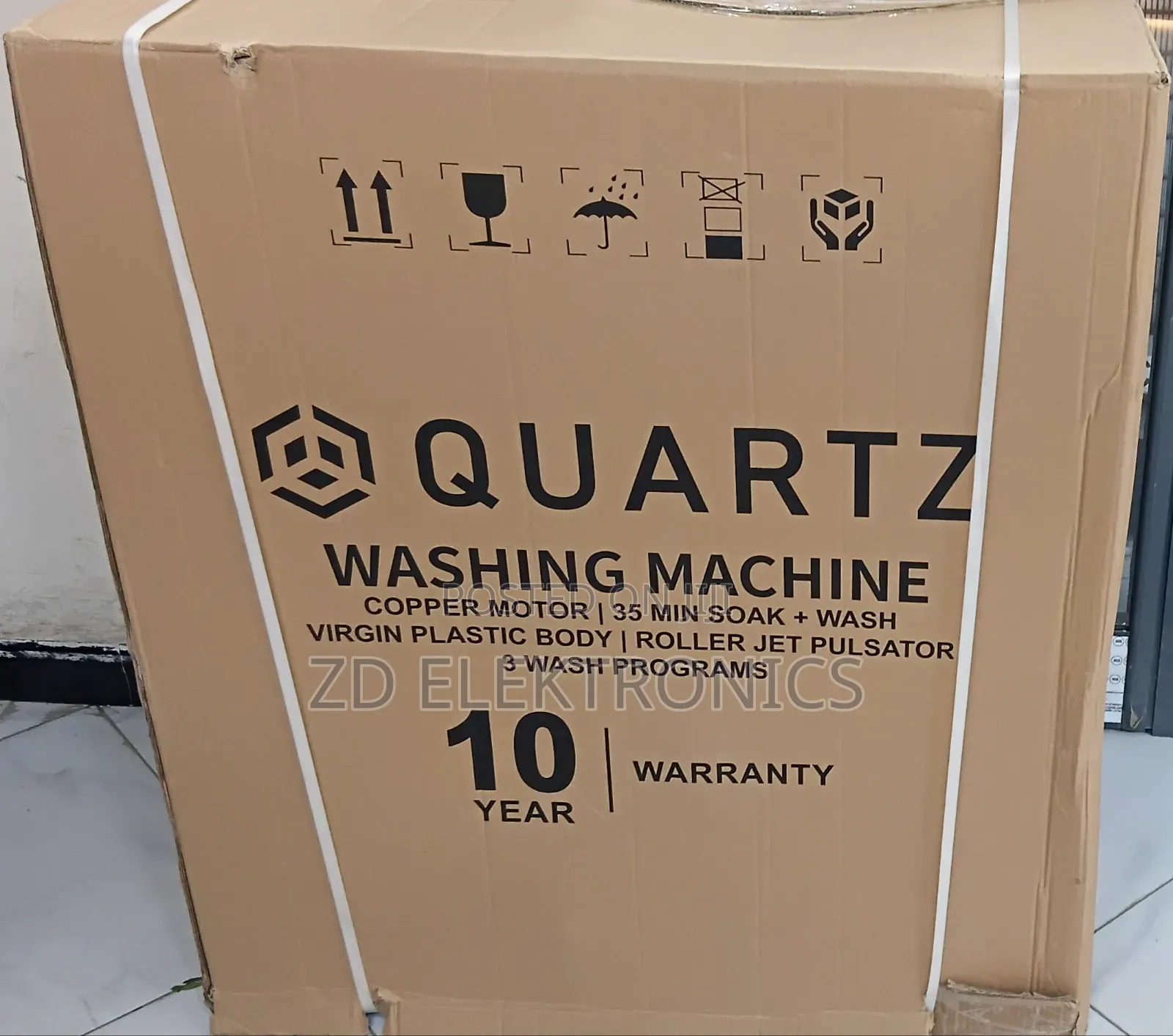 Quartz 16kg Washing Maschine Coppr Motr 35 Min