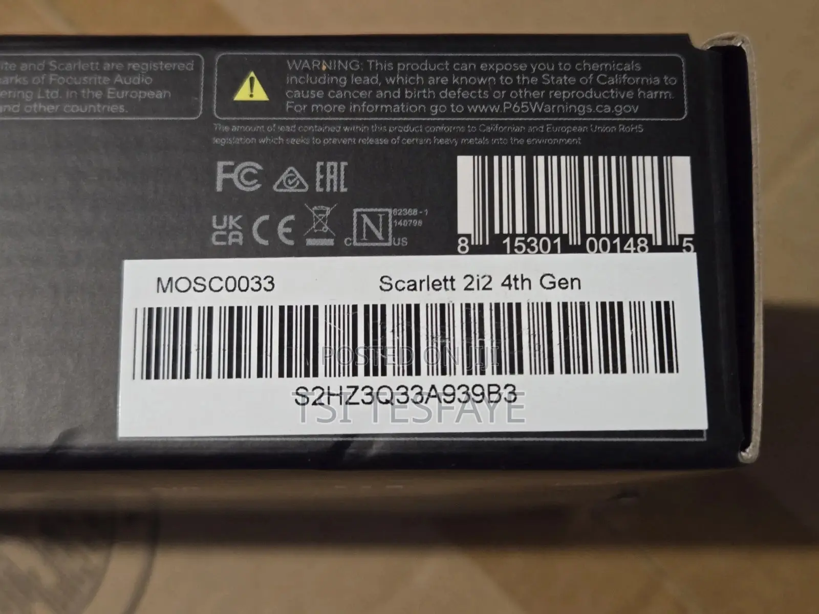 Focusrite 2i2 4th Sound Card