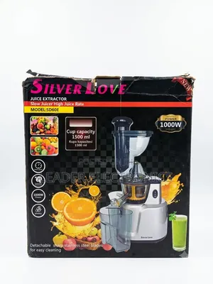 Silver Love Juicer Extractor – Powerful Juice Extraction for Fresh