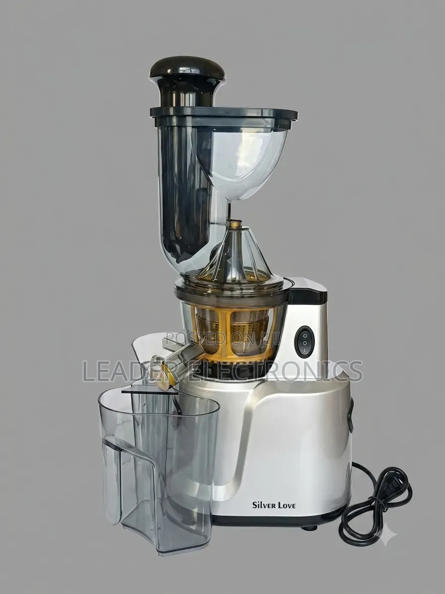 Silver Love Juicer Extractor – Powerful Juice Extraction for Fresh
