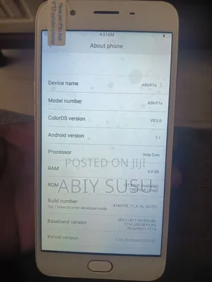 New Oppo F1s 128 GB Gold