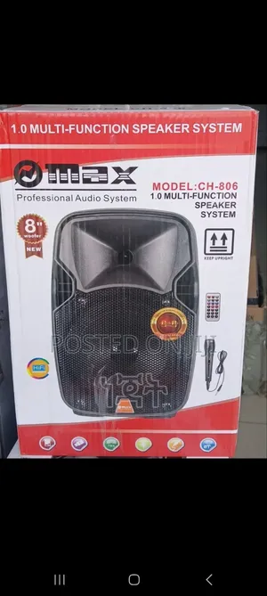 OMAX CH-806 8 Inch Bluetooth Speaker