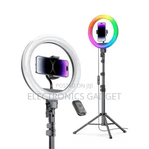 LED Ring Light With Tripod Stand Phone Holder