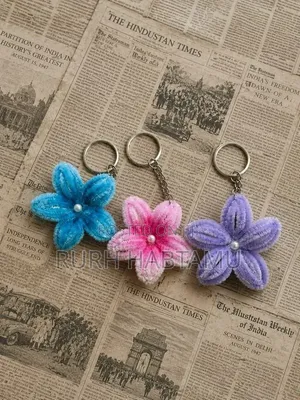Flower Keychains