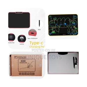 2-in-1 Rechargeable 15" LCD Writing Tablet Drawing Board