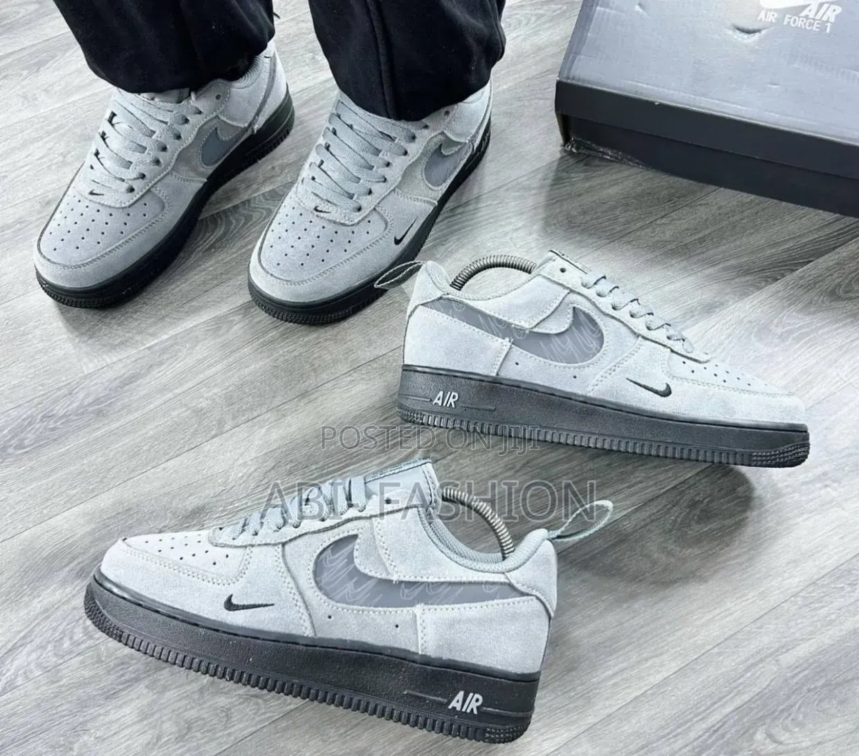 Nike Air Force 1'07 Reflective Swoosh Cool Grey