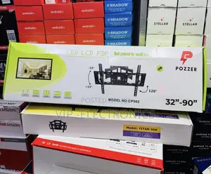 Pozzer TV Wall Mount Bracket – 32” to 70” TVs, 65kg 600×400mm