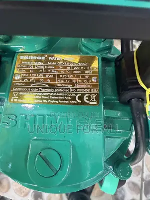 Shimge QDX6-25-1.1K3-F Submersible Water Pump a 1.5 HP Motor.