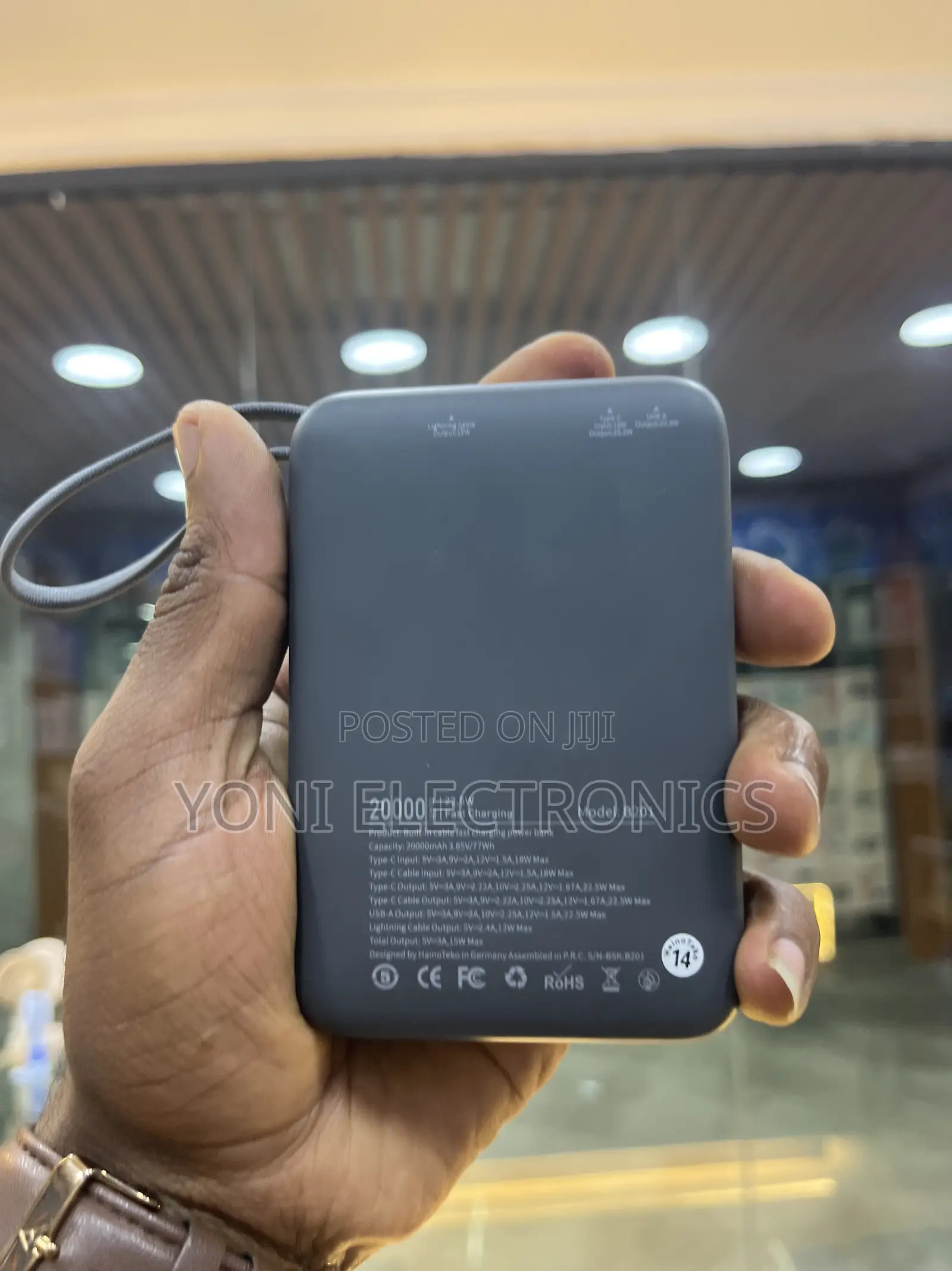 Haino Teko B201 22.5W 20000mAh Fast Charging Power Bank