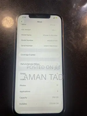 Apple iPhone 12 Pro Max 256 GB Yellow