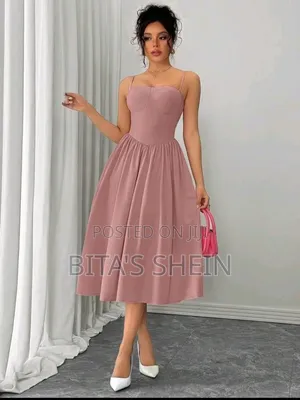 Dusty Pink Cute Dress