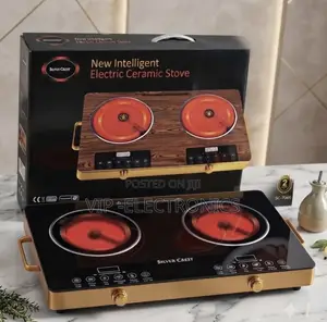 Silver Crest Ceramic Stove – Dual Burner Infrared Cooker With Touch