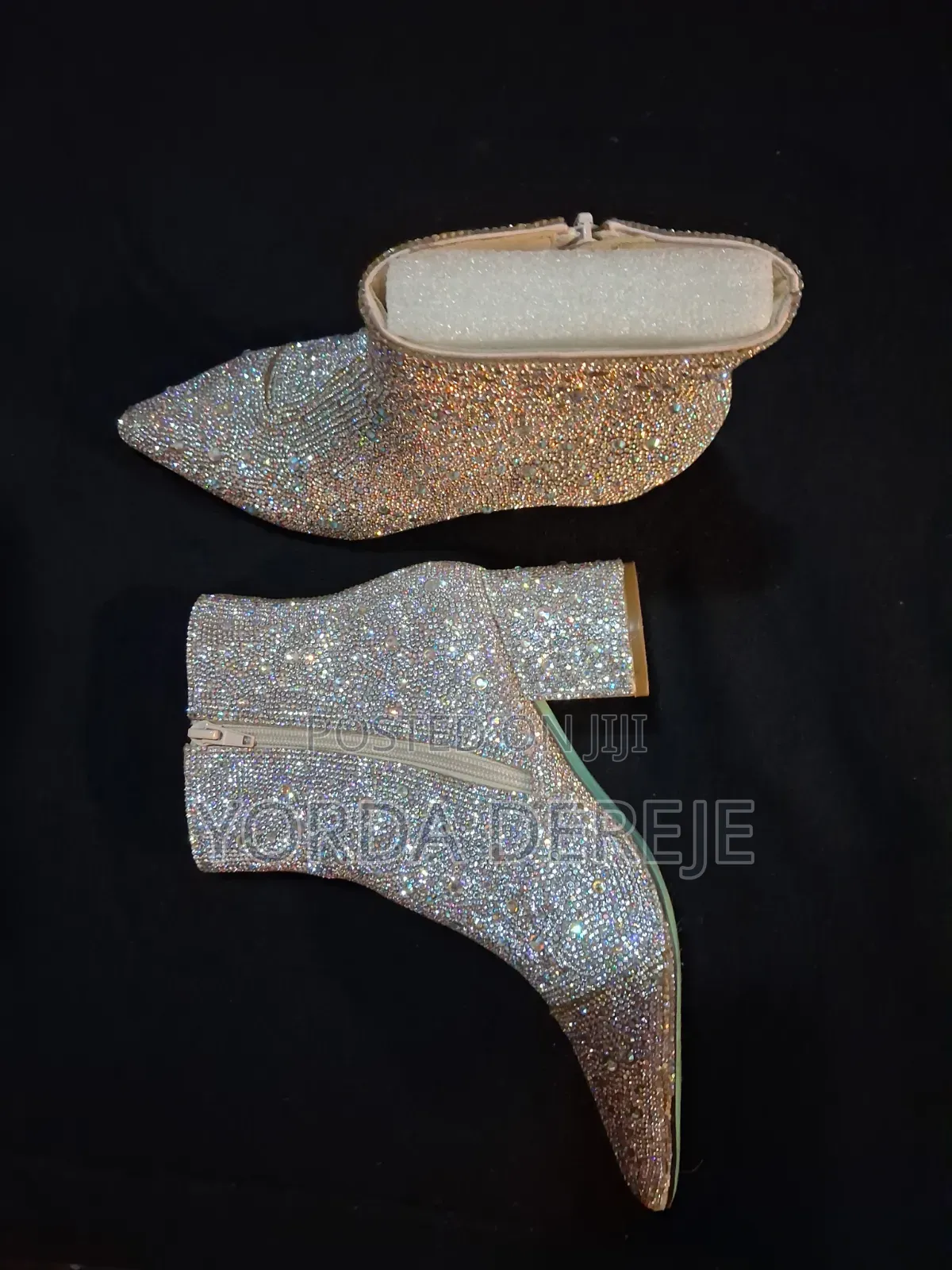 Betsey Johnson "Cady" Rhinestone Booties