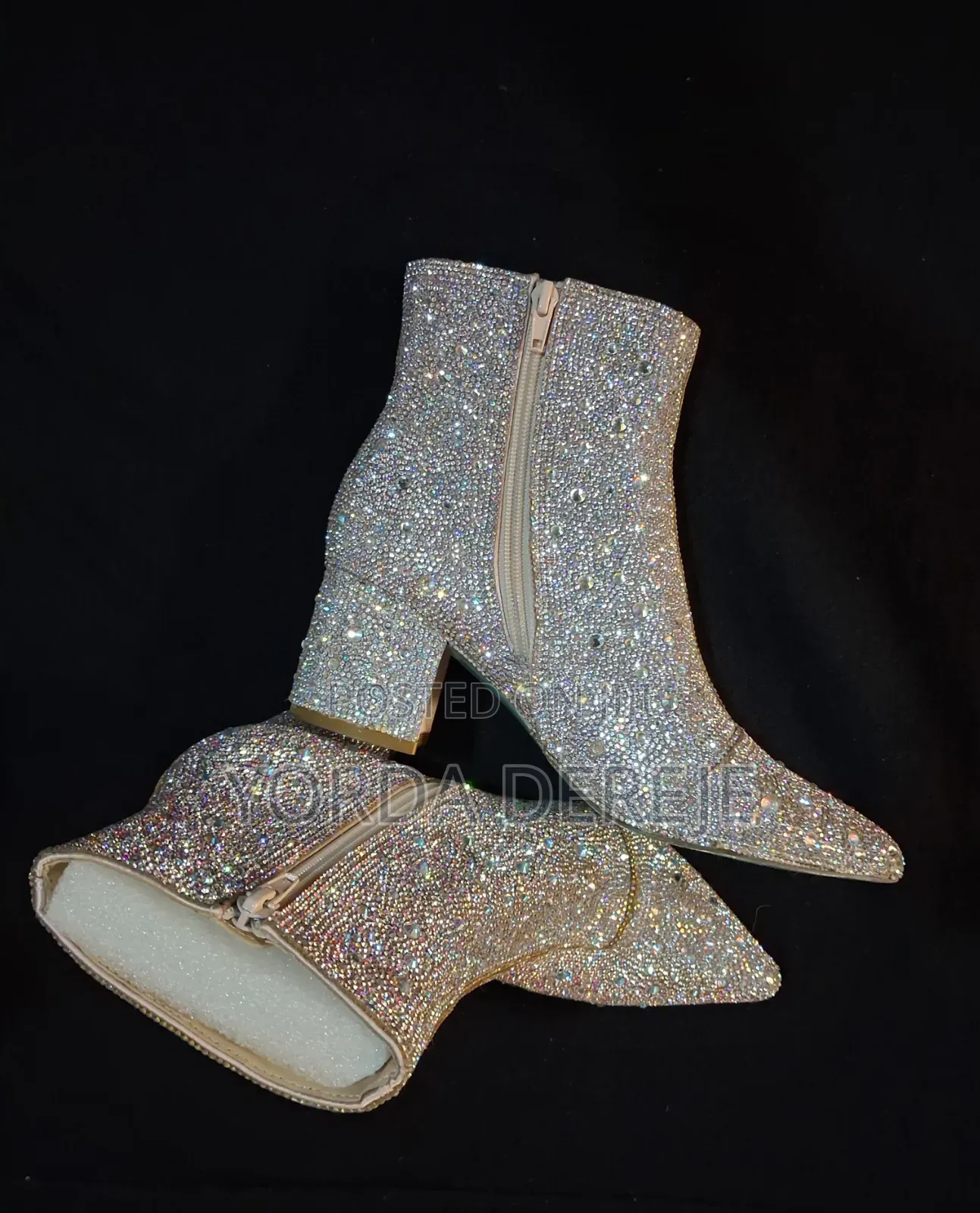 Betsey Johnson "Cady" Rhinestone Booties