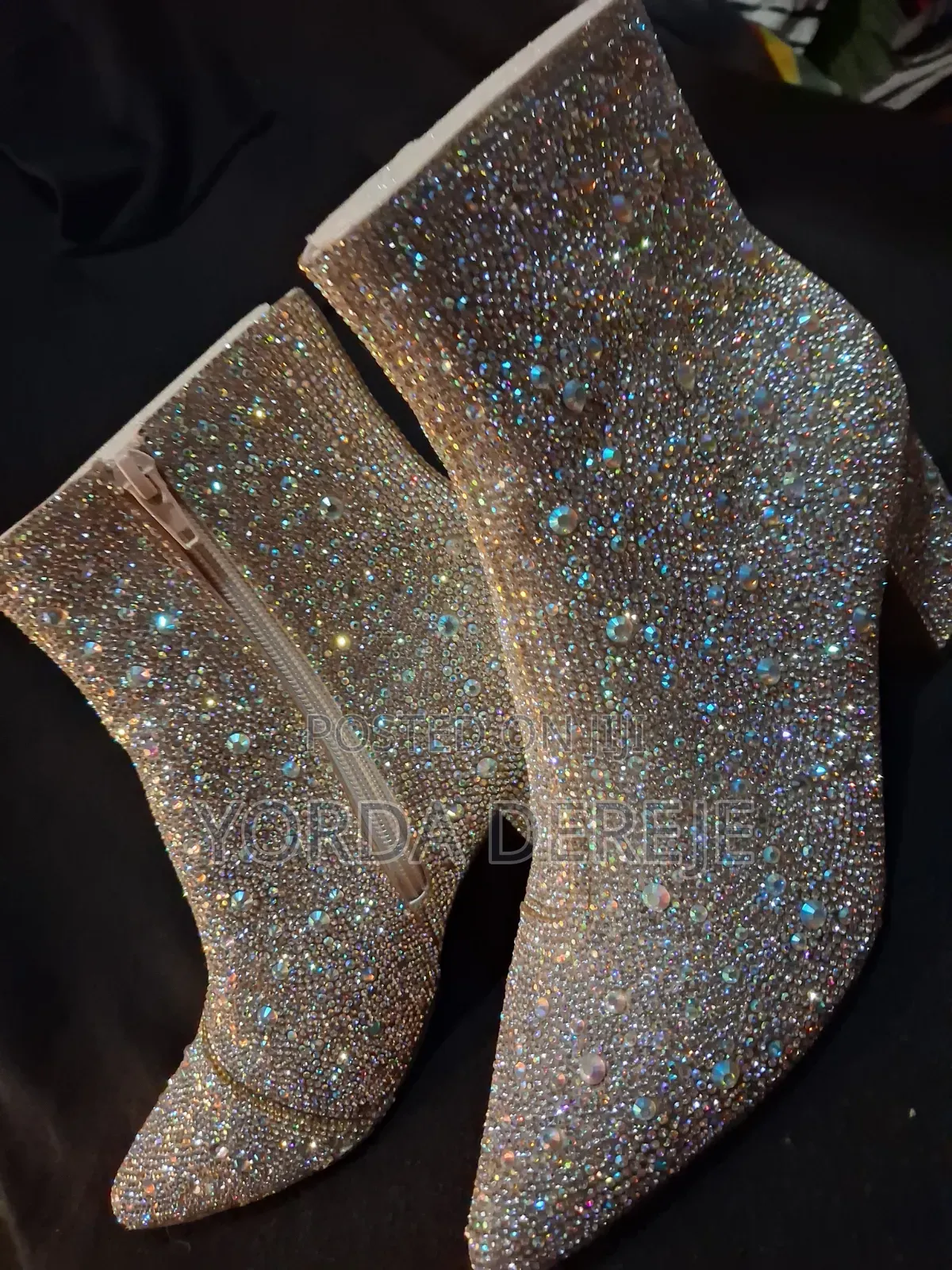 Betsey Johnson "Cady" Rhinestone Booties