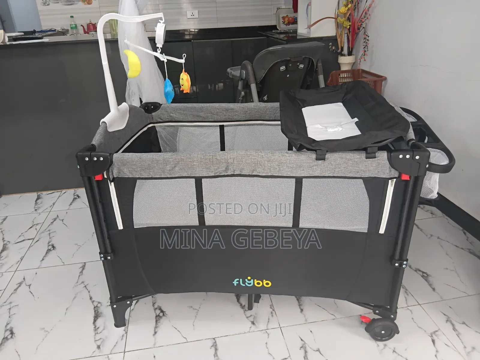 5in1 Deluxe Baby Bed Side Crib