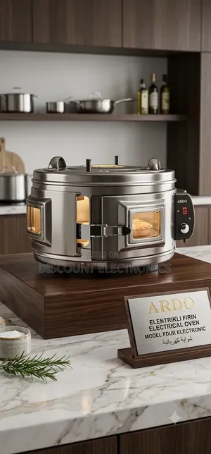 ARDO AR220 Round Electric Oven – Heavy-Duty Stainless Steel Drum Oven