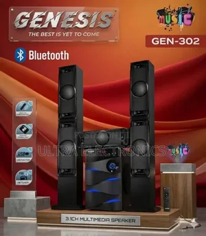 Genesis Gen-302 3.1ch Speaker System Enjoy Powerful Sound