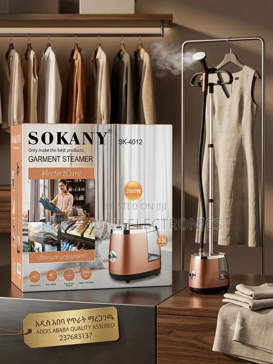 SOKANY SK-4012 Heavy-Duty Garment Steamer – 2000W Steamer With 3.5L
