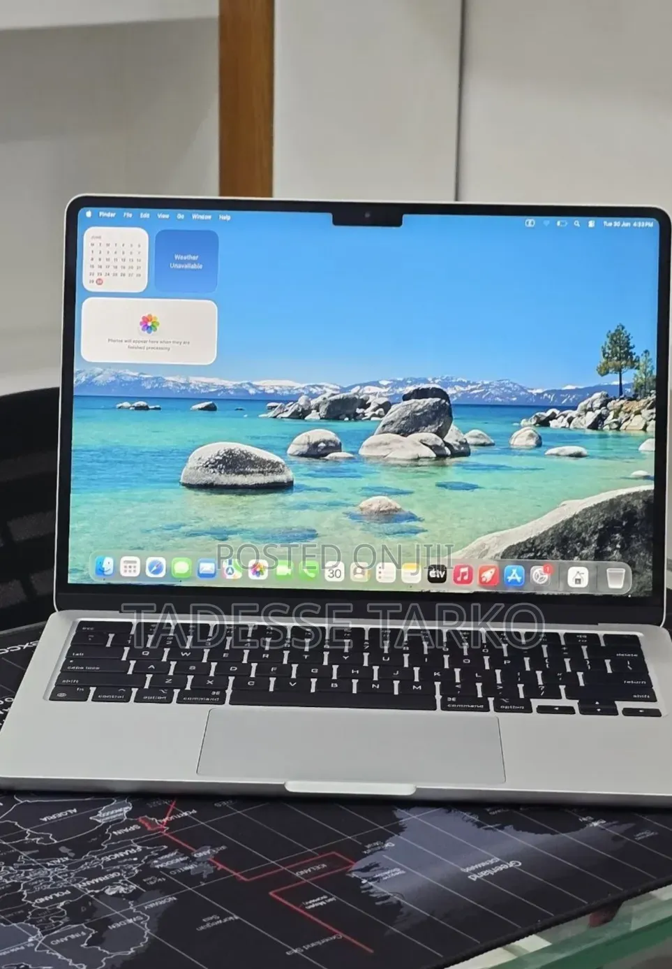 New Laptop Apple MacBook Air 2024 M3 16GB Apple M3 SSD 256GB