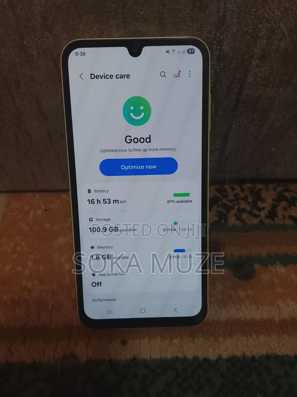 New Samsung Galaxy A15 128 GB Yellow