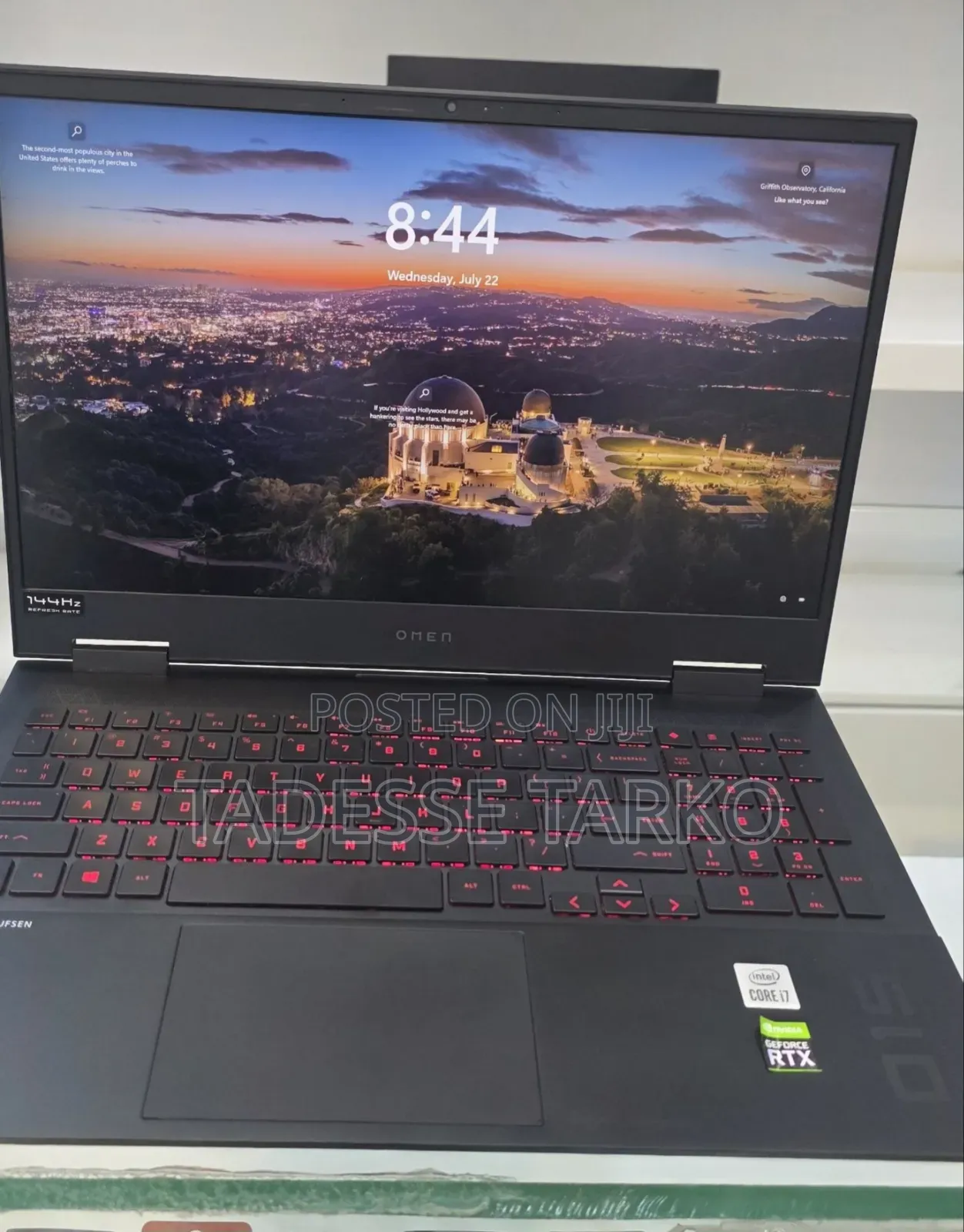 New Laptop HP Omen 16 16GB Intel Core i7 SSD 512GB