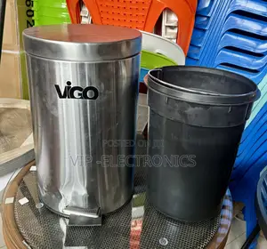 VIGO 12L Stainless Steel Pedal Dust Bin With Soft-Close Lid