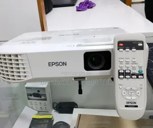 Epson Projector With Remote 
Model Name: EB-S05