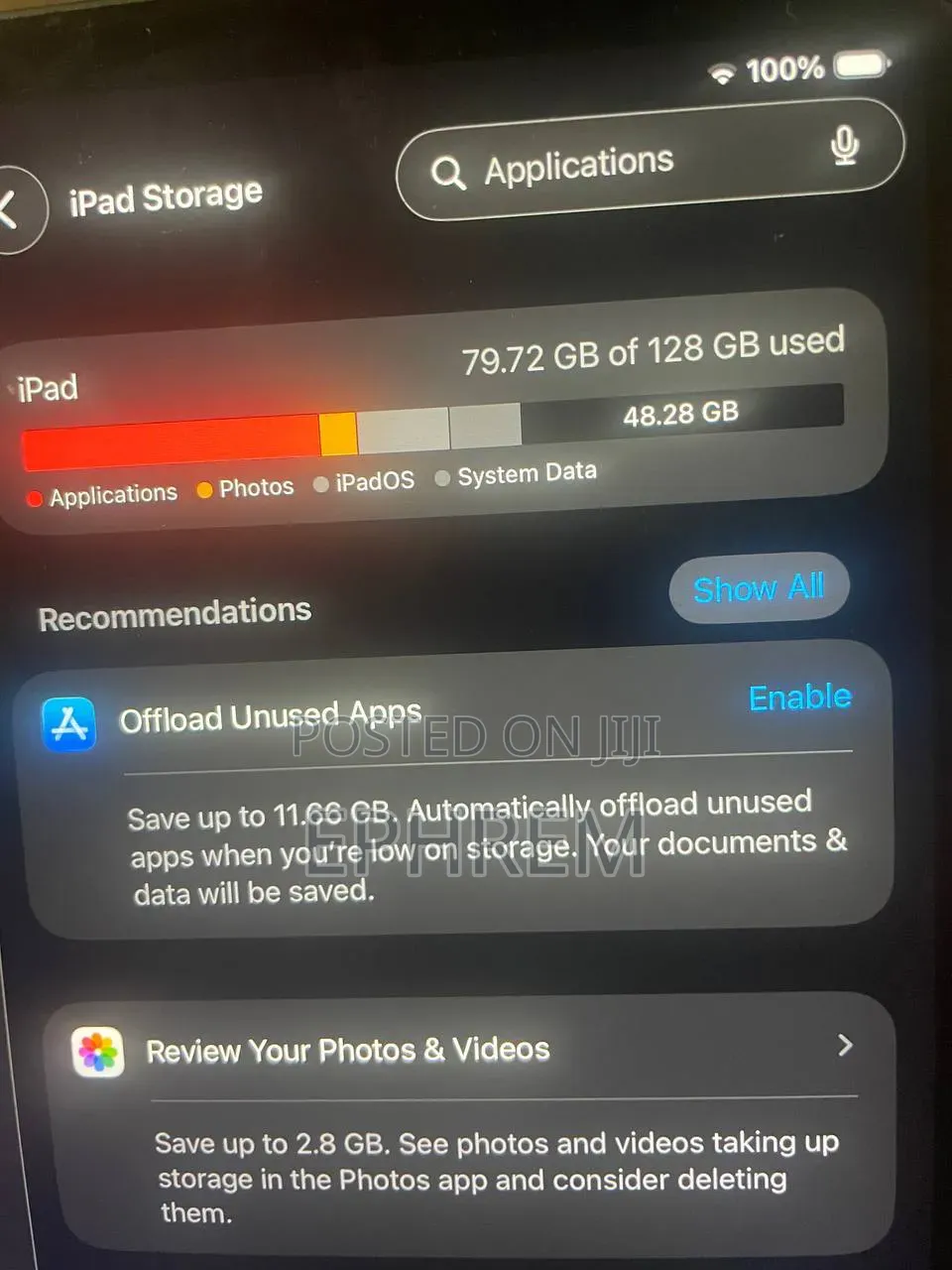 Apple iPad Pro 128 GB Gray
