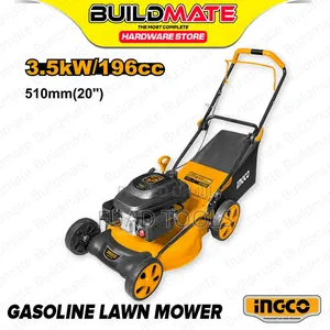 Gasoline Lawn Mower Grass Cutter 196Cc