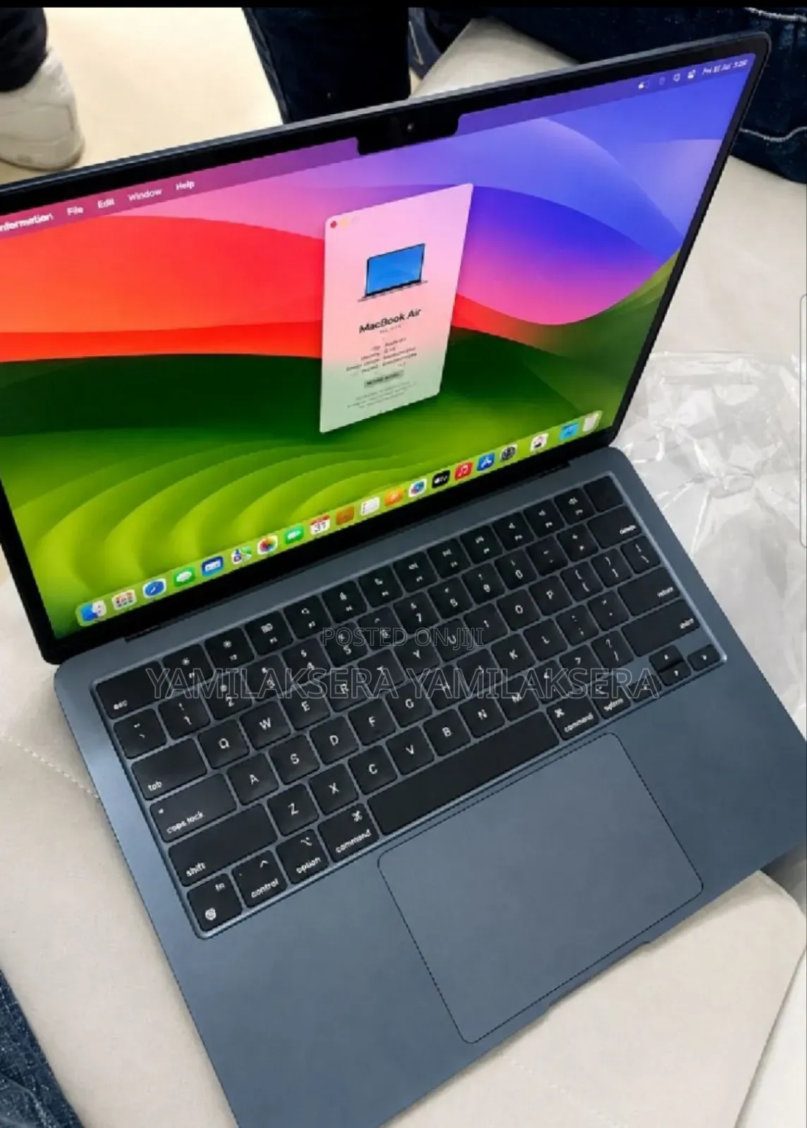 New Laptop Apple MacBook Air 2023 M2 8GB Apple M2 SSD 512GB