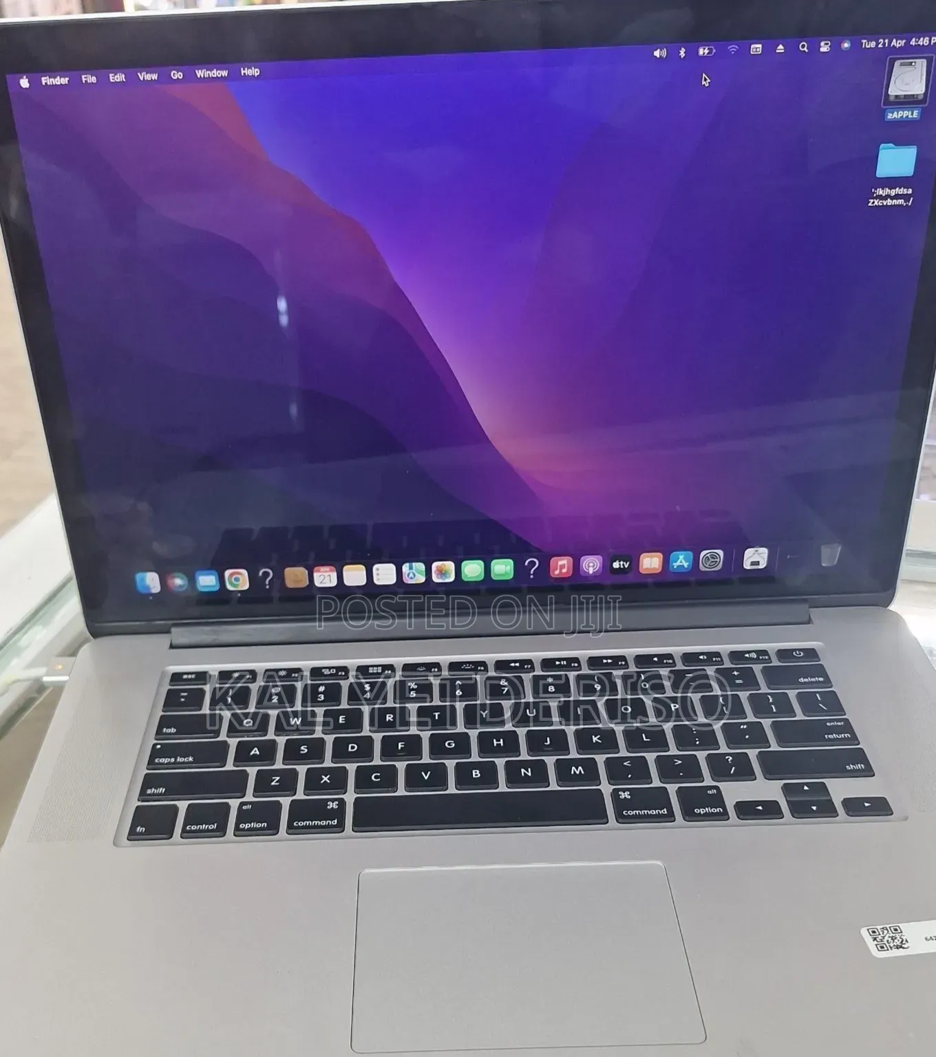 Laptop Apple MacBook Pro 2015 16GB Intel Core i7 SSD 256GB