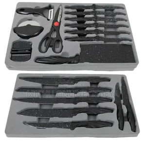 ኳሊቲ 18pcs ስል ቢላወች Zepter Quality Knife Set/ Free Delivery